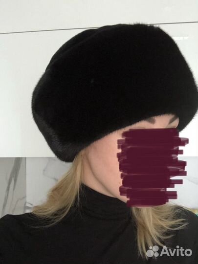 Меховая женская шапка