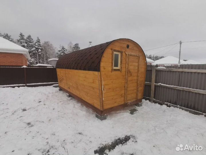 Баня-бочка 5 метров