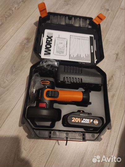 Аккумуляторная болгарка worx WX801