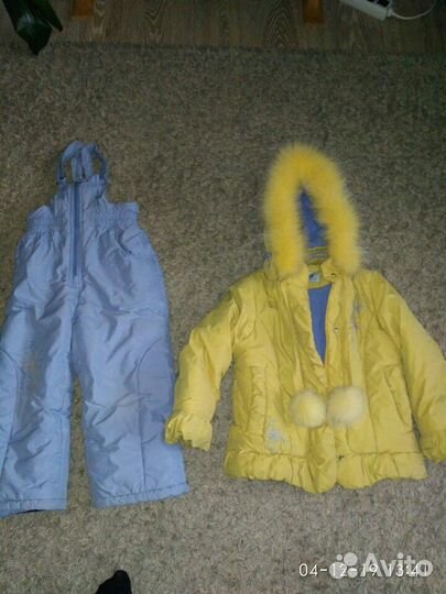 Куртка и штаны (демисезонный комплект) для девочки