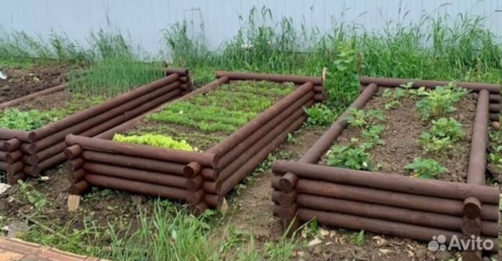 Грядки из дерева
