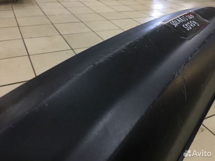 Накладка бампера задняя Hyundai Solaris 2