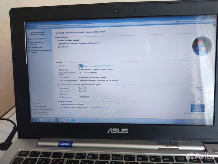 Нетбук asus X201E