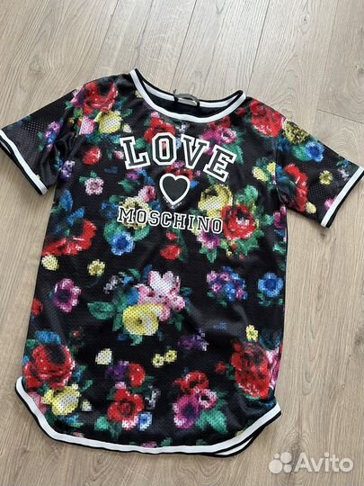 Спортивное платье футболка Love Moschino оригинал
