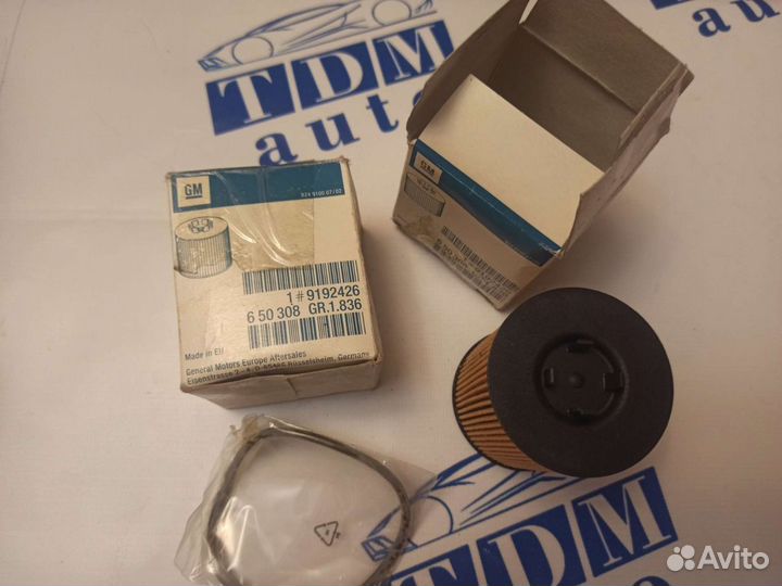 Фильтр маслянный GM 650 308 Opel