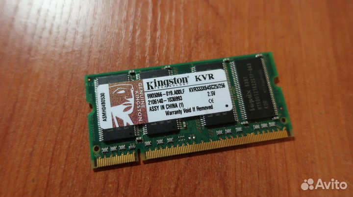 Оперативная память для ноутбуков Sodimm DDR 1.5G