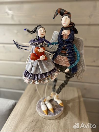 Интерьерная кукла ручной работы