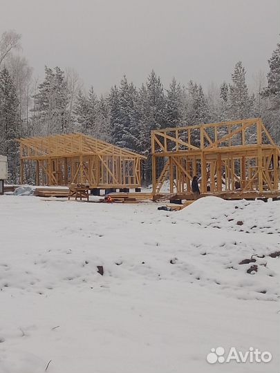 Кровельные работы,строительство домов,Каркас,Брус