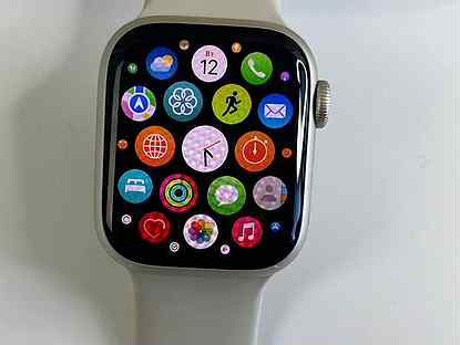 Часы apple watch 7 41 mm starlight