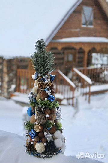 Елка ручной работы украшения