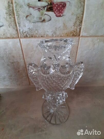Подсвечник хрустальный СССР