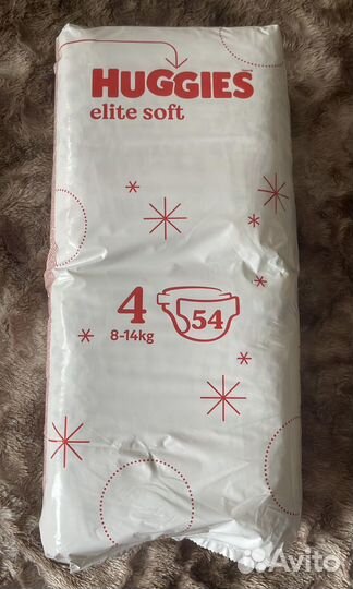 Подгузники хаггис elite soft 4