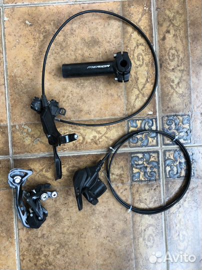 Тормоз и задний переключатель shimano