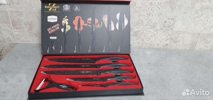 Набор ножей 6 предметов. Новый