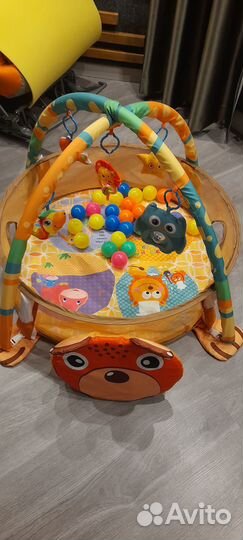 Развивающий коврик с манежем