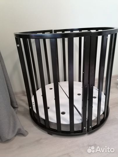 Детская кроватка трансформер с маятником