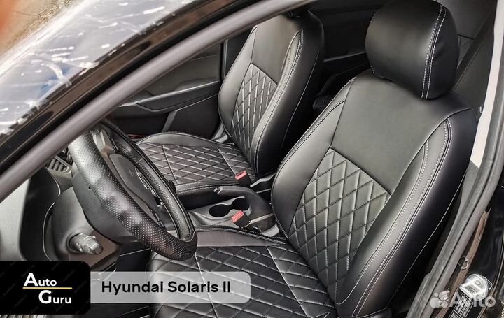 Чехлы на Hyundai Solaris 2