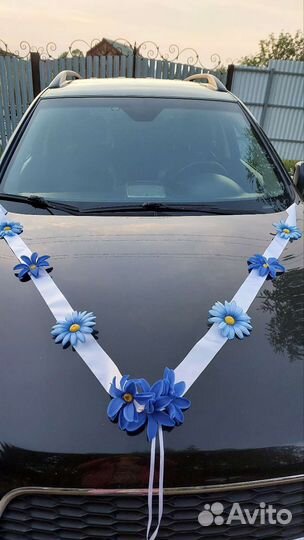 Свадебная Лента на капот машины