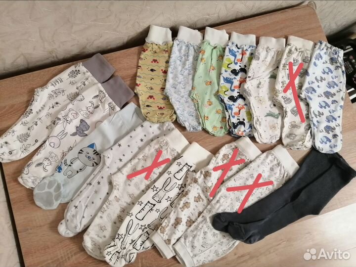 Песочники/шортики/футболки/ползунки от 0 до 1 года