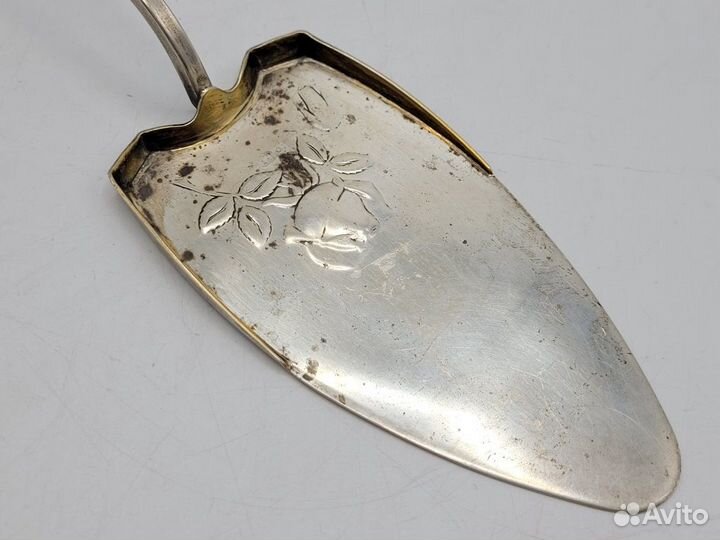 Лопатка для торта серебро 916 Свадебная 73,8 гр