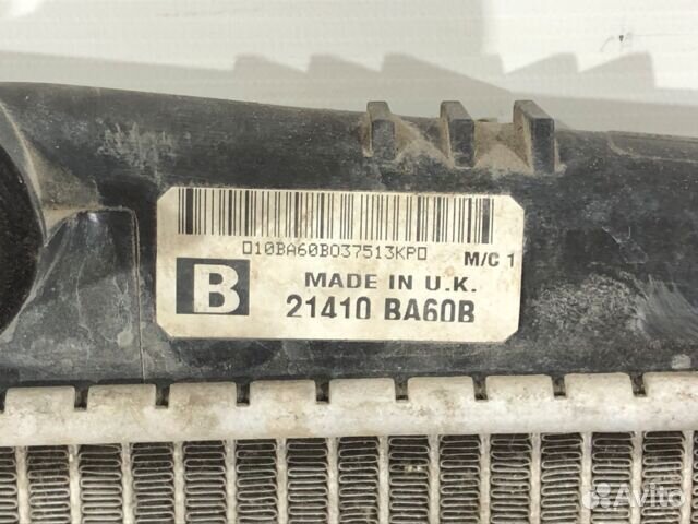 Радиатор nissan juke 1.6 мт