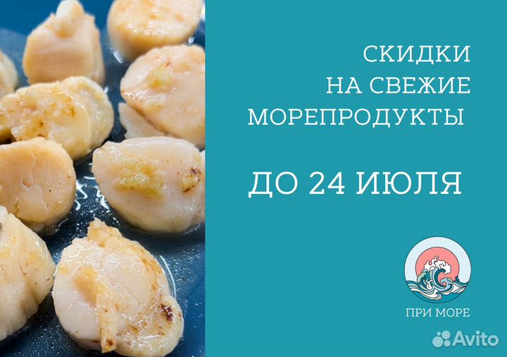 Приморский гребешок 0,5 кг