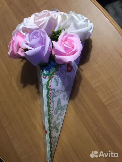 Букет цветов из мыла