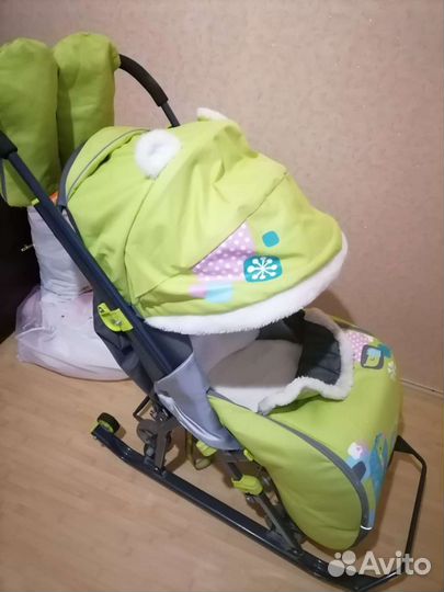 Детские санки коляска Ника 7-2
