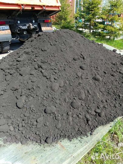 Плодородный грунт, чернозем, торфосмес