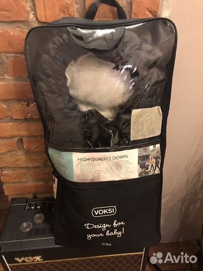 Зимний конверт в коляску на пуху Voksi City