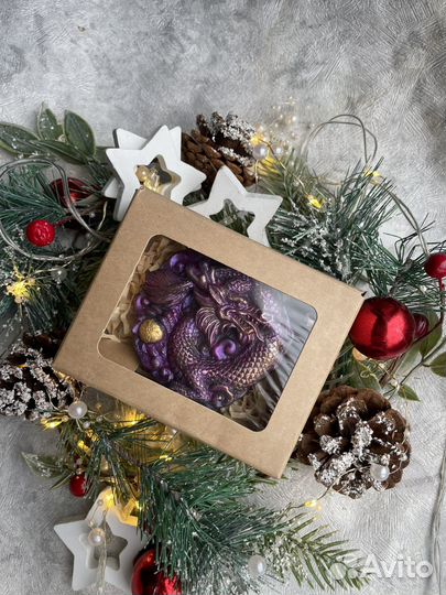 Мыло ручной работы дракон