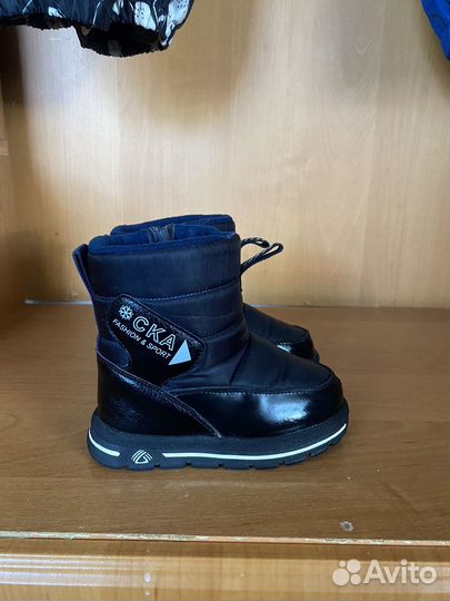 Зимние ботинки дутики