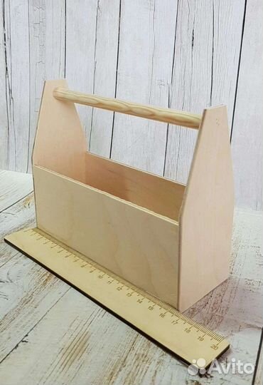 Ящик деревянный с ручкой