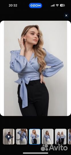 Блузка на запах М