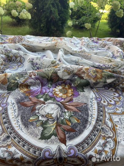 Павловопосадский платок СССР шерсть 160*160