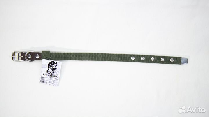 Ошейник двуслойный брезентовый 56 см, 25мм