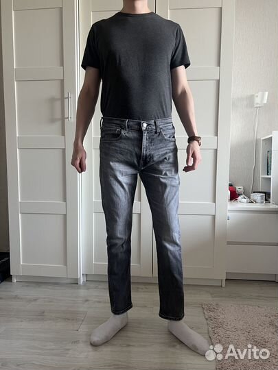 Джинсы мужские levis 512 W34 L32