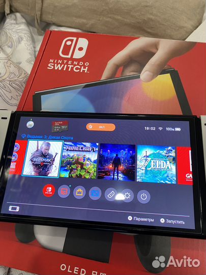 Nintendo switch oled чехол