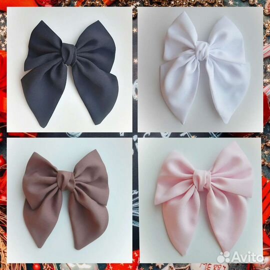Бант на заколке автомат