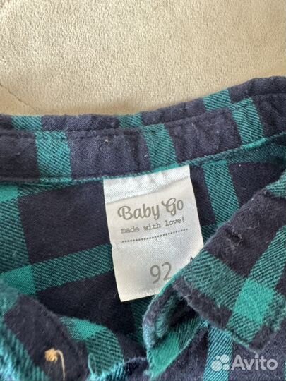 Рубашка для мальчика baby go 92