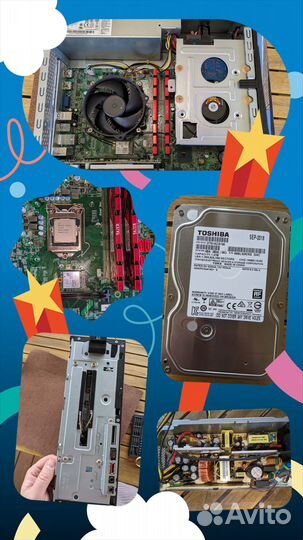 Игровой пк Intel Core i3, GTX 1650, 16GB, 1256GB