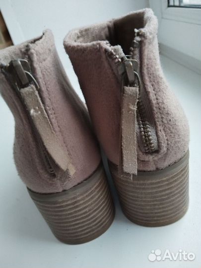 Ботинки замша и шерсть Toms 37 размер