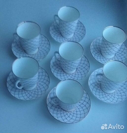 Кофейные пары лфз костяной фарфор.Винтаж