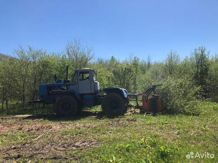 Чистка участков, лесополос мульчером