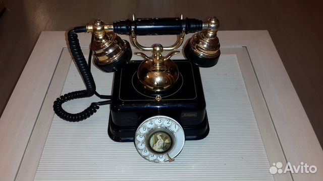 Антикварный дисковый телефон DK-601 Канда Япония