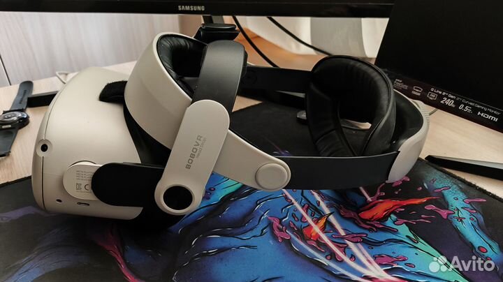 Oculus quest 2 128gb + Bobo VR m2 plus + кабель