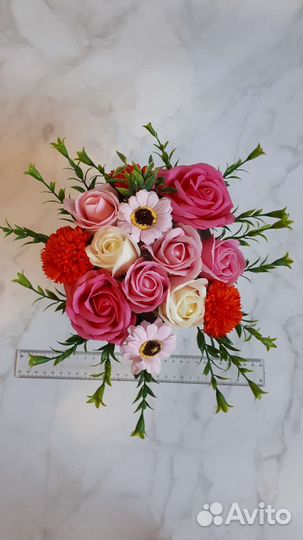 Букеты из 13 мыльных роз учителю 1 сентября