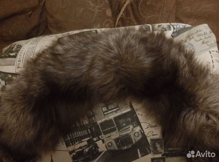 Воротник чернобурка