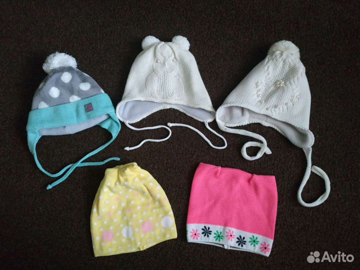 Новые шапки для девочек