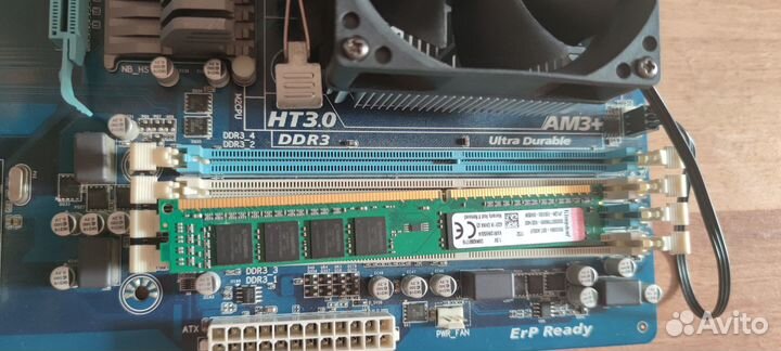 Сборка мать проц и оперативка